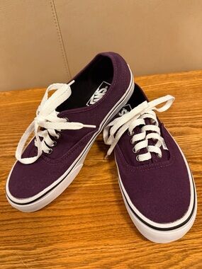 Vans Classic Purple Canvas Shoes - 6.5